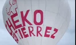 Dedican globo de papel -conocido como ilama- al diputado Sergio Gutiérrez