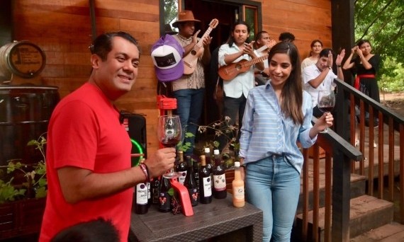 Respalda Sergio Gutiérrez Luna producción de vino, auténtico de Los Tuxtlas, con calidad internacional
