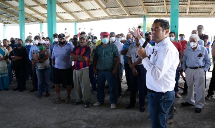 Pescadores de Tamiahua reconocen gestión del diputado Sergio Gutiérrez Luna