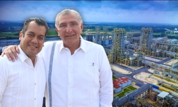 Adán Augusto y Sergio Gutiérrez, juntos desde Coatzacoalcos, por más empleo y Transformación