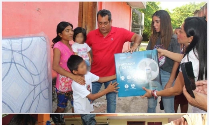 Respalda Sergio Gutiérrez Luna a sus paisanos minaltitecos afectados por lluvias
