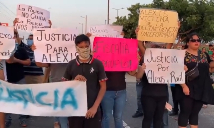 Familiares exigen justicia por muerte de Alexis Moreno en Coatzacoalcos