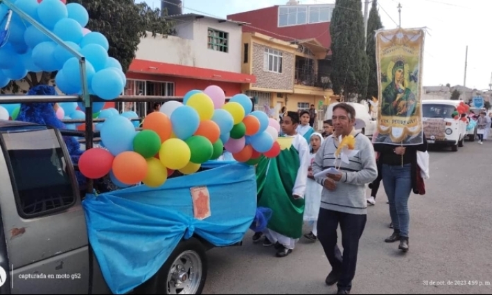 Caravana de la santidad en Perote
