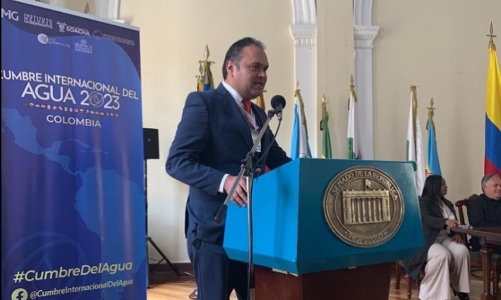 Alcalde Ignacio Morales Guevara participa en la Cumbre Internacional del Agua 2023