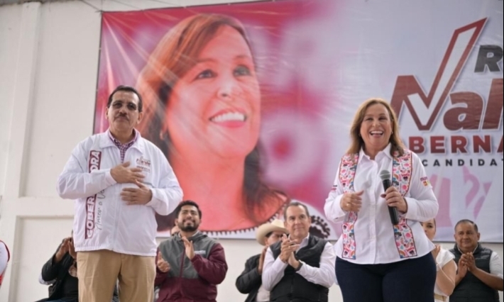 Rocío Nahle presenta oficialmente a Rodrigo Calderón como coordinador de precampaña 