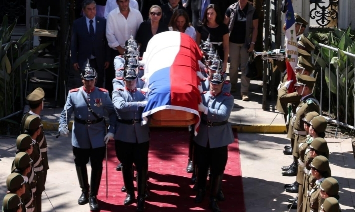 Despide Chile al expresidente Sebastián Piñera con honores de estado