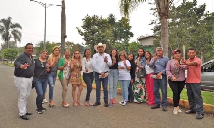 Zenyazen Escobar, con cercanía y compromiso llega al corazón de Ixtaczoquitlán 