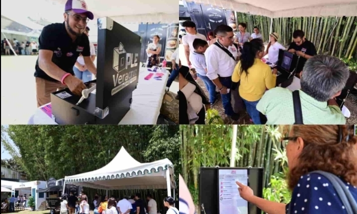 OPLE Veracruz presente en la Feria Internacional de la Orquídea 2024 de Coatepec