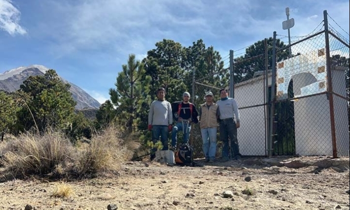 UV colabora en operatividad de sismógrafos en Pico de Orizaba
