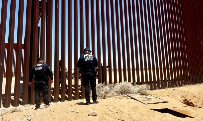 Descubren túnel clandestino en la frontera entre Sonora y Arizona