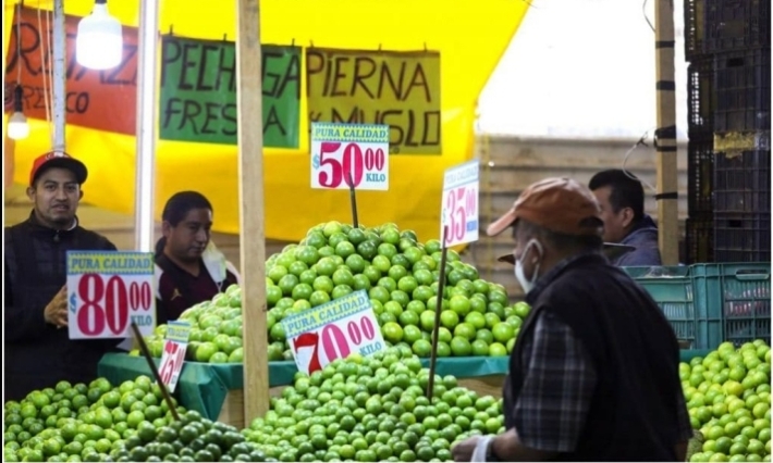 Inflación en México alcanza el 4.65% en Abril