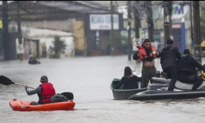 Brasil enfrenta crisis humanitaria por las fuertes lluvias en el sur del país