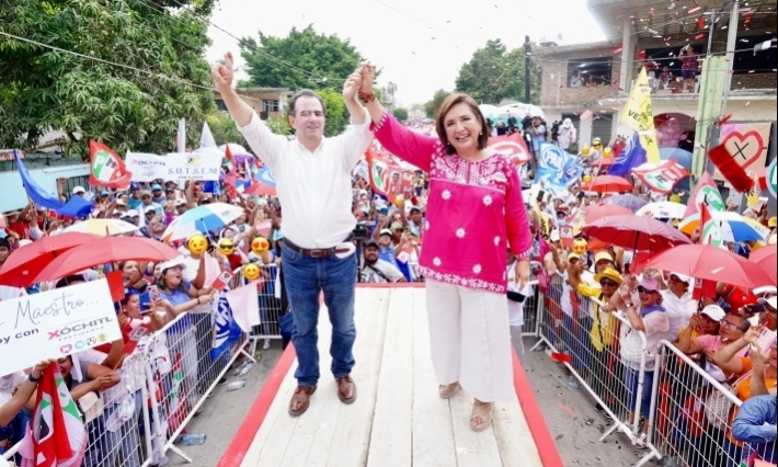 Xóchitl Gálvez arremete contra Rocío Nahle y convoca a frenar la corrupción en Veracruz