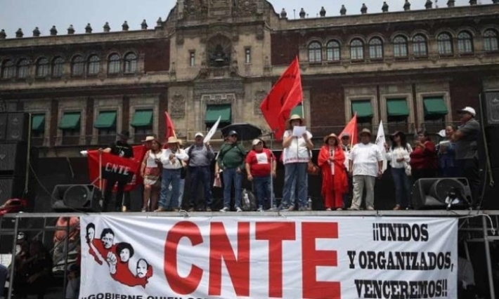 Logra la CNTE aumento tras plantón y protestas