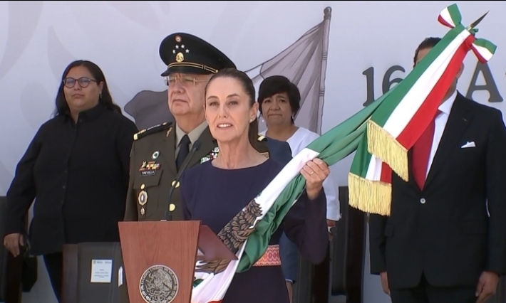 Sheinbaum reivindica soberanía nacional en celebración del 5 de mayo en Puebla