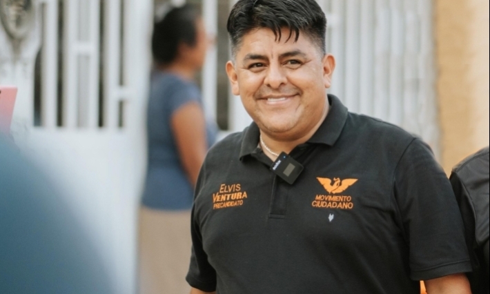 Renuncia Elvis Ventura a candidatura por alcaldía de Nanchital