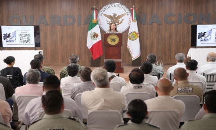Coordinación con la GN para garantizar seguridad, paz y tranquilidad en las carreteras: Gobernadora