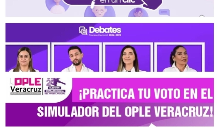 OPLE Veracruz te invita a conocer sus herramientas para emitir un voto informado y razonado