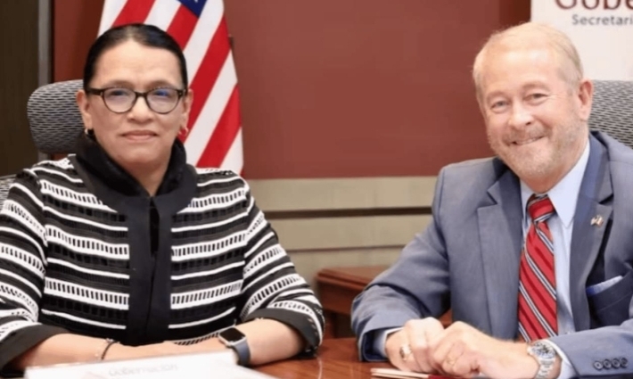 Rosa Icela Rodríguez y embajador de EE. UU. dialogan sobre migración y derechos humanos