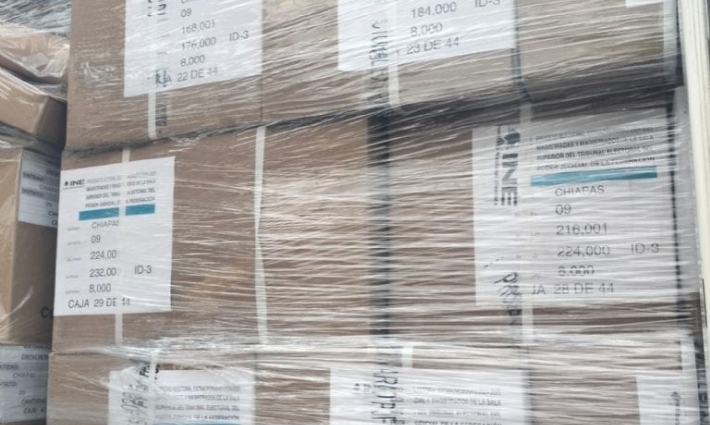 Roban más de 130 mil boletas en tres municipios de Chiapas previo a la Jornada Electoral
