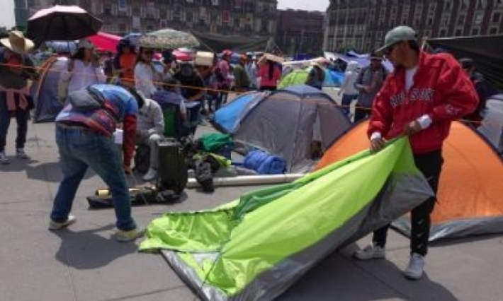CNTE afirma que seguirá buscando la unidad ante inminente levantamiento del plantón