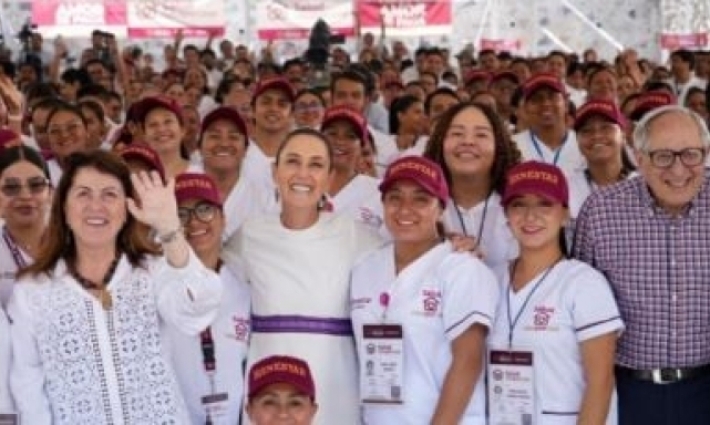 Claudia Sheinbaum encabeza el programa Salud Casa por Casa