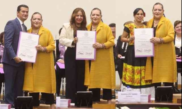 INE entrega constancias de mayoría a nuevos magistrados de la Sala Regional Xalapa del TEPJF